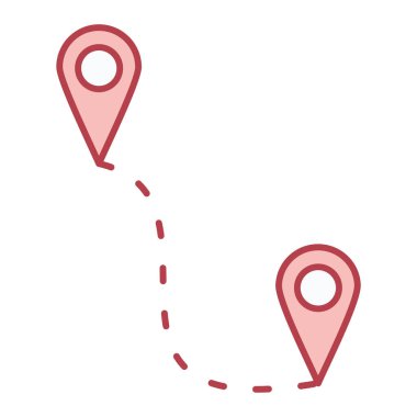 konum simgesi vektör illüstrasyonuName