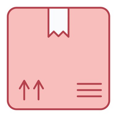 Bir hediye kutusunun vektör illüstrasyonu