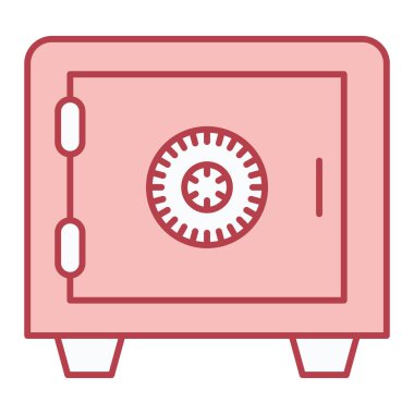 Güvenli vektör simgesi modern basit illüstrasyon