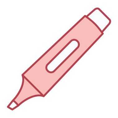 kalem simgesi vektör illüstrasyonu