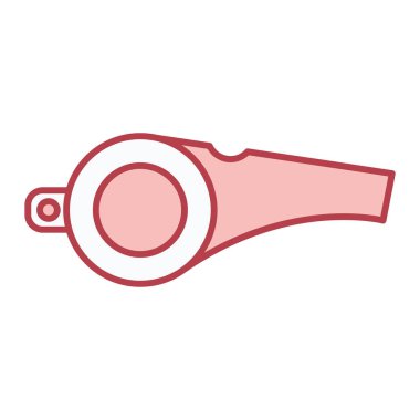 Islık simgesi. Spor malzemeleri sembolü. vektör illüstrasyonu