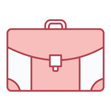 evrak çantası ikonu vektör illüstrasyonu