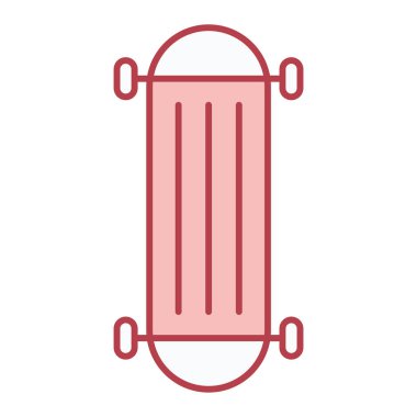 Su ısıtıcısı simgesi. Web için havlu vektör simgelerinin özet çizimi