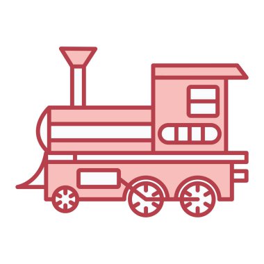 tren simgesi vektör illüstrasyonu