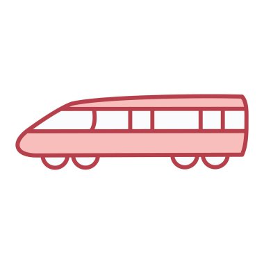 tren simgesi vektör illüstrasyonu