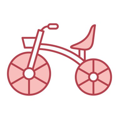 bisiklet ikonu vektör illüstrasyonu