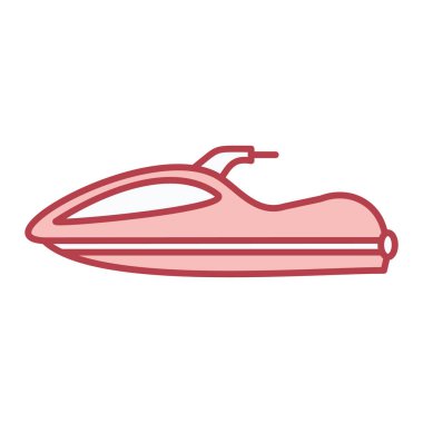 tekne ikonu vektör illüstrasyonu