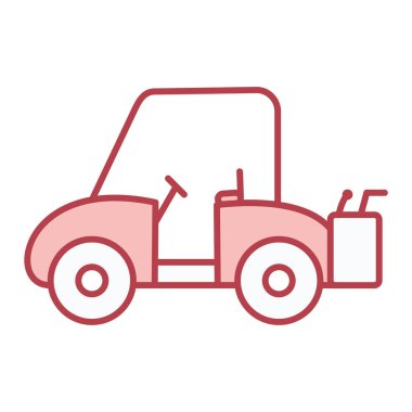 araba simgesi vektör illüstrasyonu