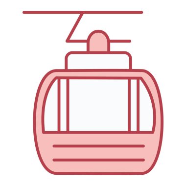 tren simgesi vektör illüstrasyonu