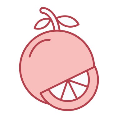 taze meyve ikonu vektör illüstrasyon grafik tasarımı