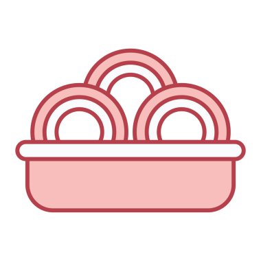 Suşi ikonu vektörü. İnce çizgi işareti. izole edilmiş sınır sembolü çizimi