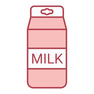 Süt şişesi ikonu. Web için bira vektör simgelerinin özet çizimi