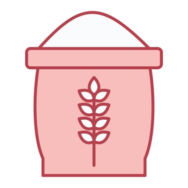 Buğday saksısı vektör illüstrasyonu