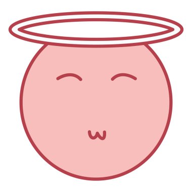 Güzel bir palyaço karikatürü.