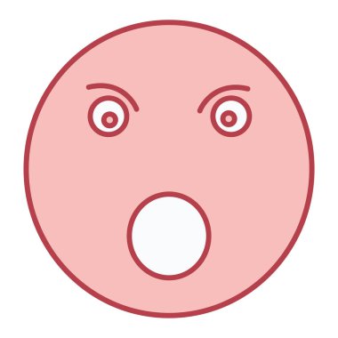 Ağlayan surat simgesi. Web tasarımı için emoji vektör simgelerinin hüzünlü ifadelerinin çizgi filmi