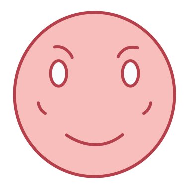 yüz ifadesi simge vektör illüstrasyon tasarımı