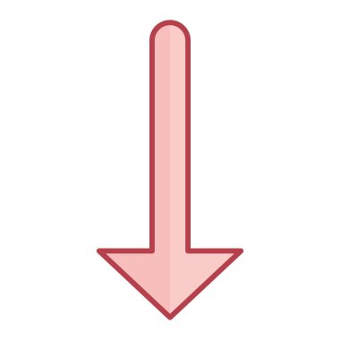 Ok. Web simgesi basit illüstrasyon