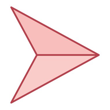 uçak ikonu vektör illüstrasyonu