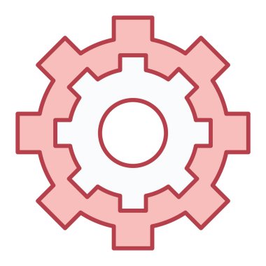 Teçhizat Web simgesi basit illüstrasyon