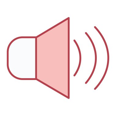 ses simgesi vektör illüstrasyonu