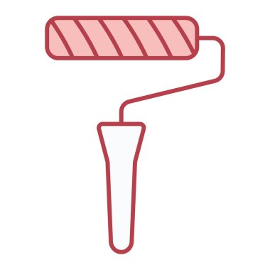 Boya silindiri ikonu. vektör illüstrasyonu