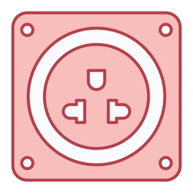 Vektör Soket Tasarımı Simgesi Tasarımı