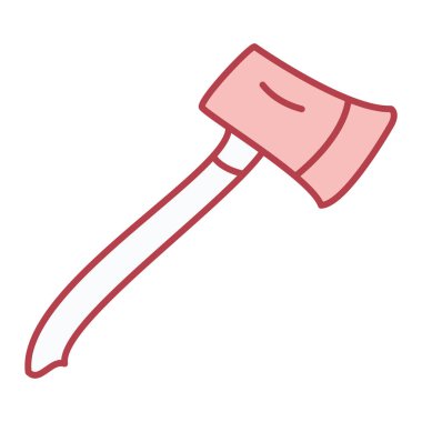 Balta simgesinin vektör illüstrasyonu