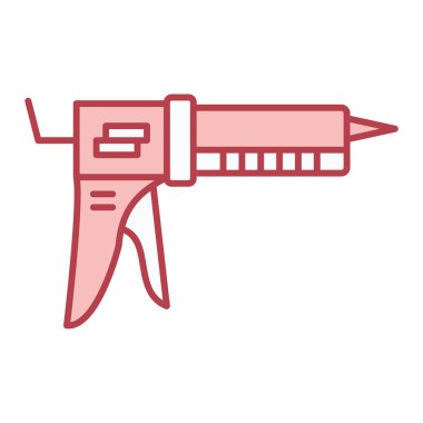 Vektör Caulk Silah Sembol Tasarımı