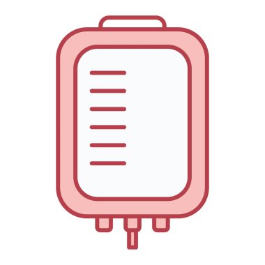 Kan bağışı ikonu vektör illüstrasyonu