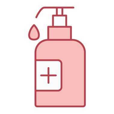 Bir sabun şişesinin vektör çizimi