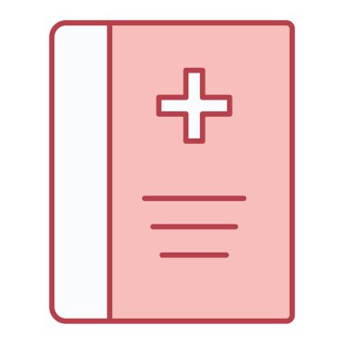 Kitap. Web simgesi basit illüstrasyon