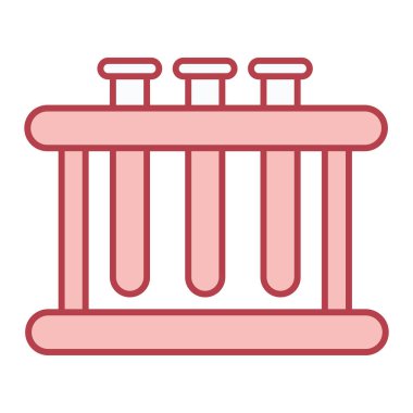 test tübü ikon vektör çizimi