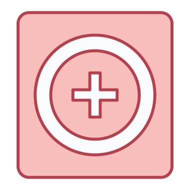 Hastane Simgesi Vektör İllüstrasyonu