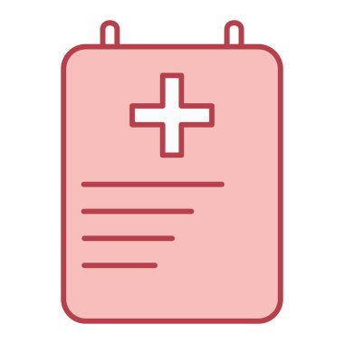 tıbbi pano vektör çizimi, simge ögesi arkaplanı