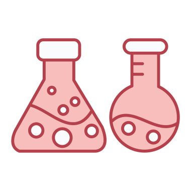 Bilim ve sağlık çizgisi simgeleri. vektör illüstrasyonu