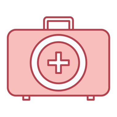 İlk yardım kiti vektör illüstrasyonu