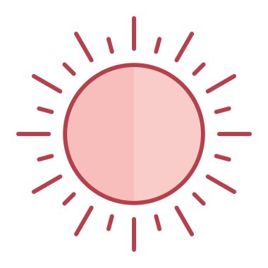 Güneş Simgesi Vektör illüstrasyonu