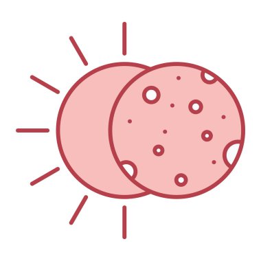 Virüs ikon vektörü. Düz çizim. 10 saniye.