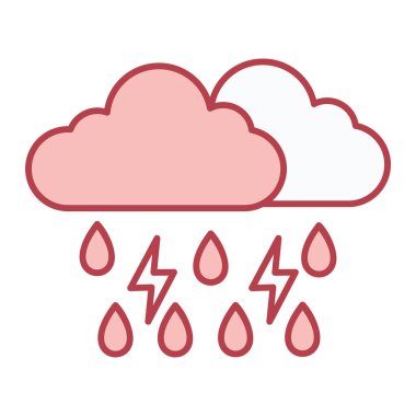 hava tahminleri ikonu vektör illüstrasyon grafik tasarımı