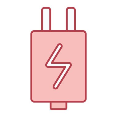 güç dolgu vektör çizgisi simgesi