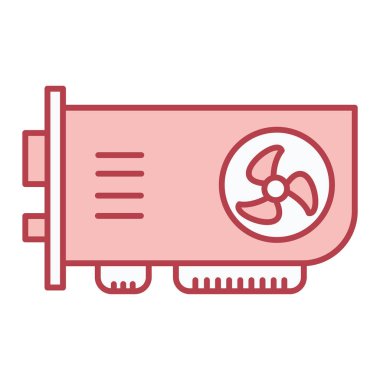 Klima Ağı simgesi basit bir illüstrasyon