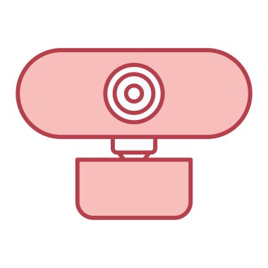 Web kamerası simgesi basit illüstrasyon