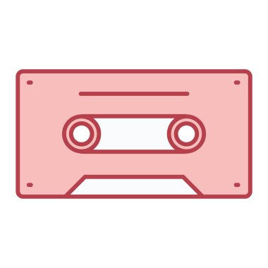 kaset teyp vektör illüstrasyonu