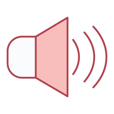 ses simgesi vektör illüstrasyonu