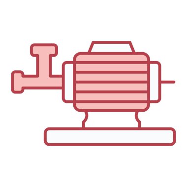 Su pompası simgesinin vektör illüstrasyonu