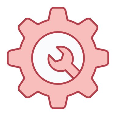 Web ve mobil için ayarlar vektör simgesi düzenlenebilir çizgi simgeleri