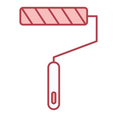 Boya silindiri ikonu. vektör illüstrasyonu