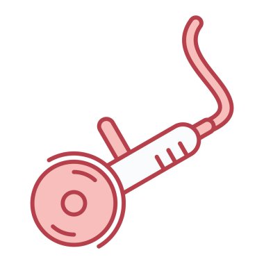 Bir mezura simgesinin vektör illüstrasyonu