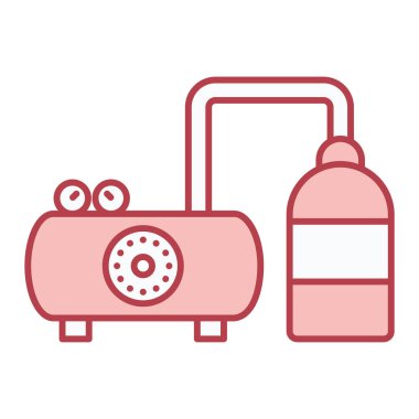 Gıda ve teknoloji ikonunun vektör illüstrasyonu