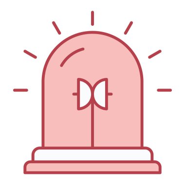 Bir mezar simgesinin vektör illüstrasyonu